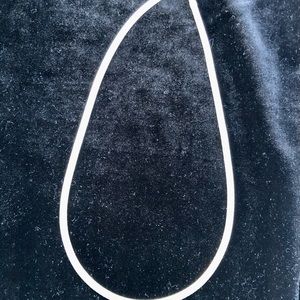 Italian 925 Sterling Silver 6mm Fluted Chain Necklace
